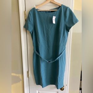 NWT Ann Taylor belted sheath dress